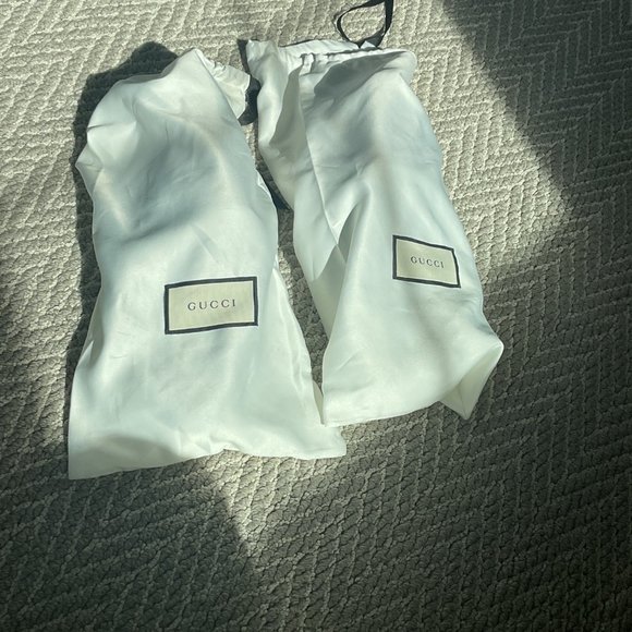 Gucci men's size 9.5 leather loafers Kingsnake design. perfect condition - Picture 4 of 7